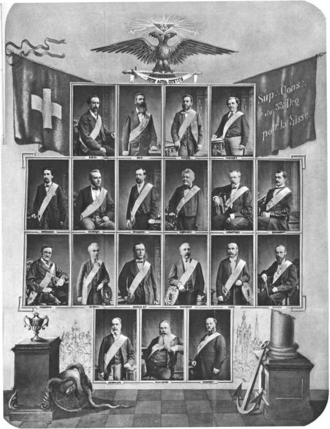 Participants du Convent de Lausanne 1875
